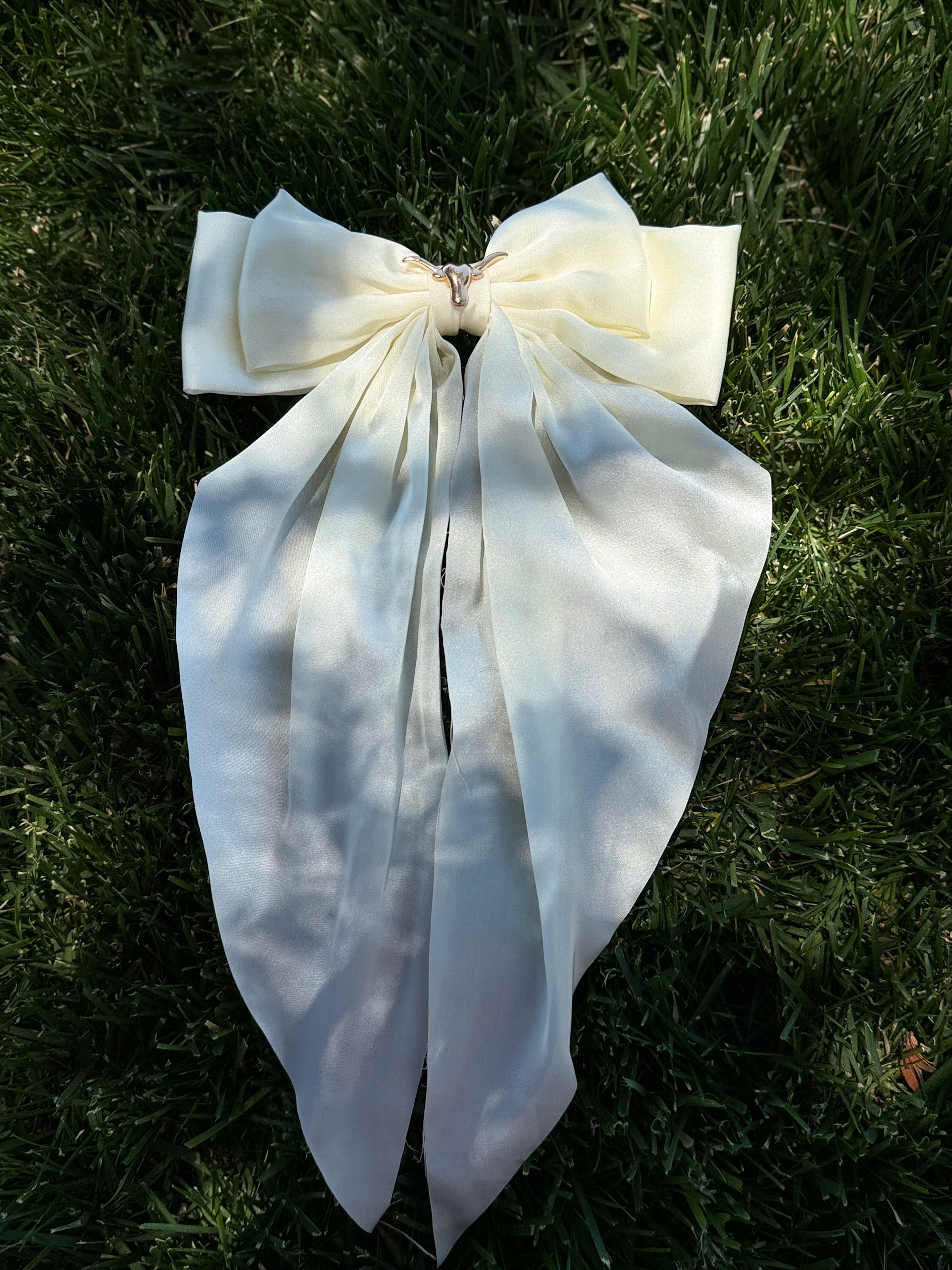 Satin Longhorn bow