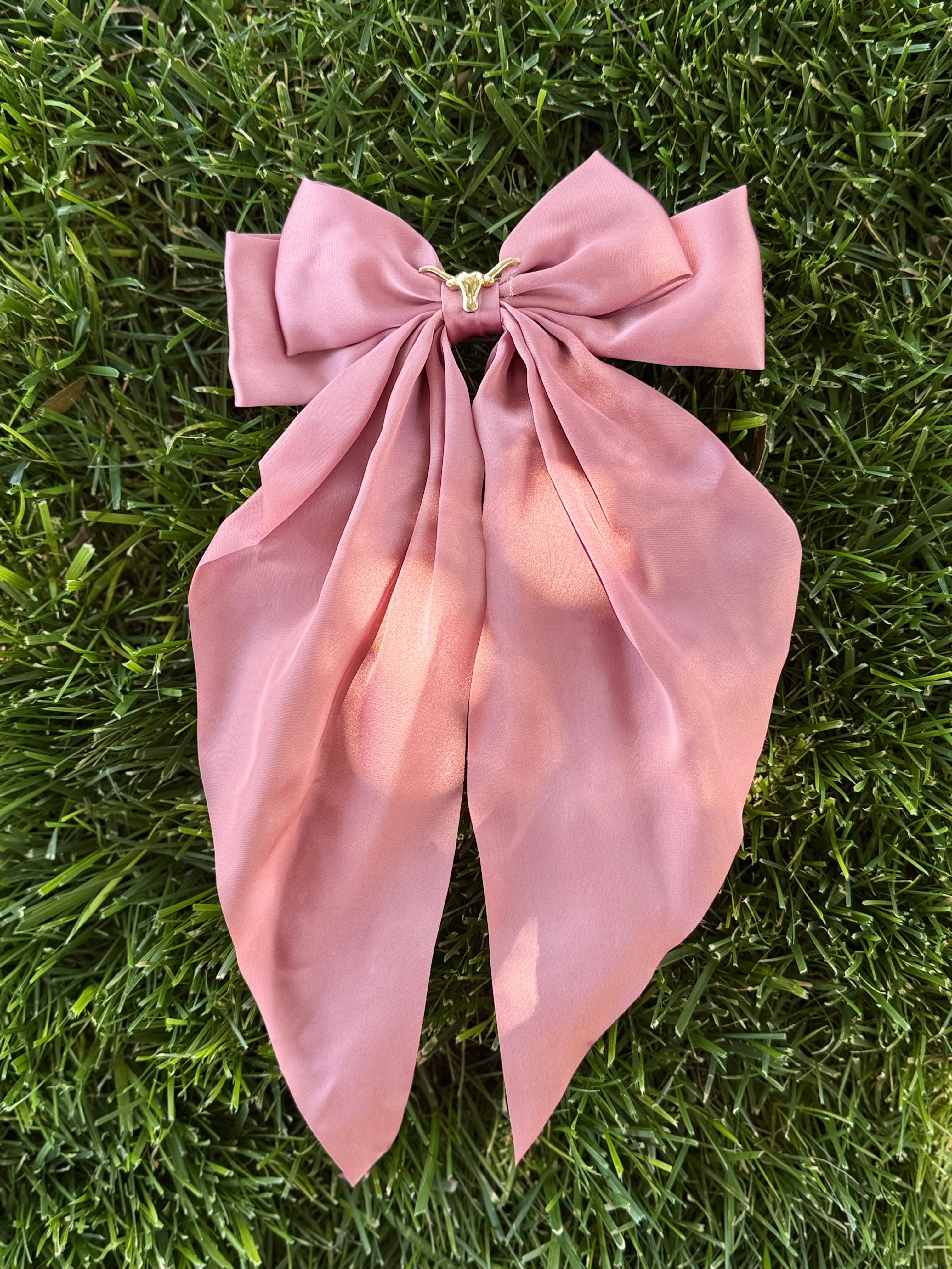 Satin Longhorn bow