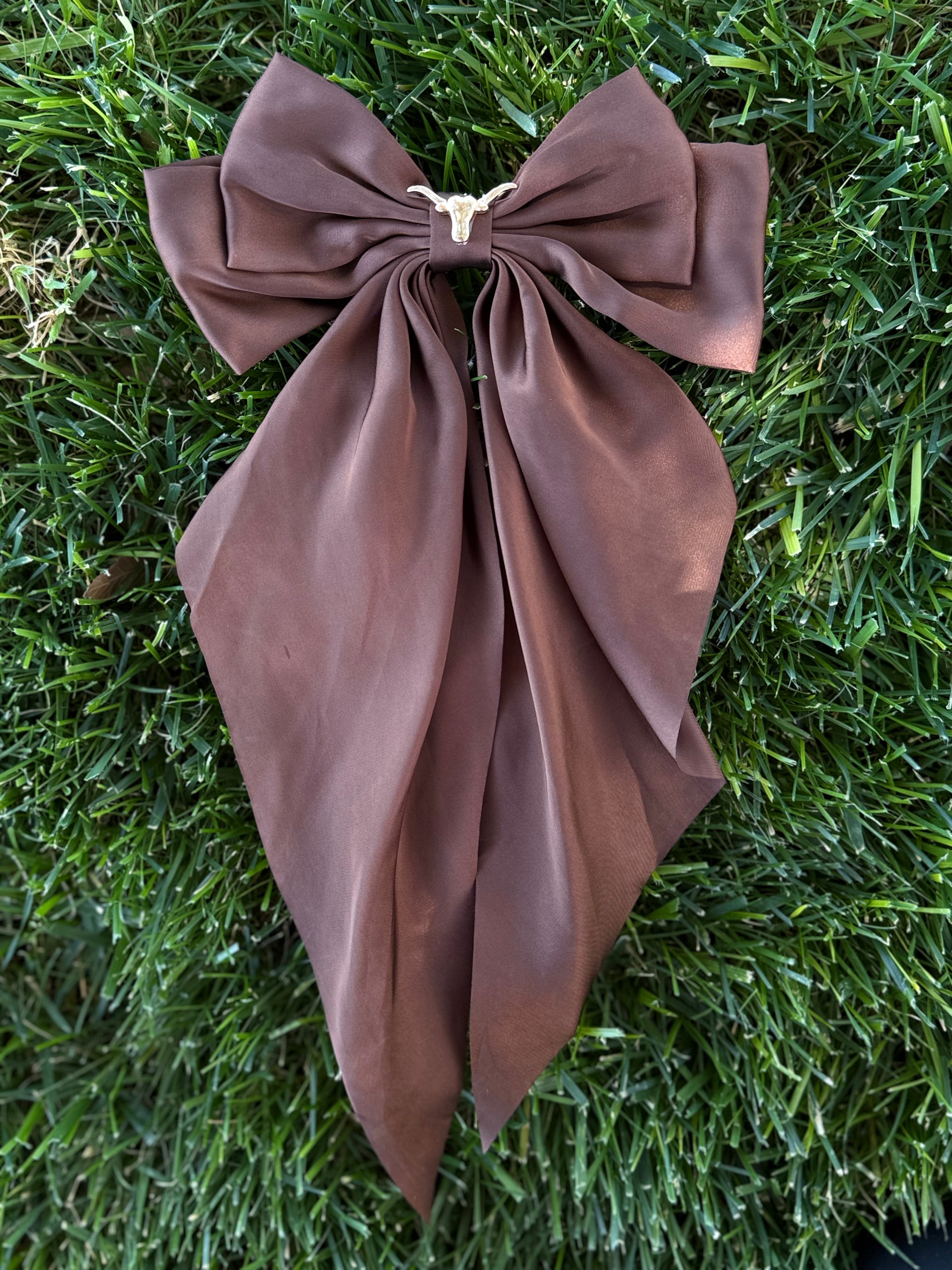 Satin Longhorn bow